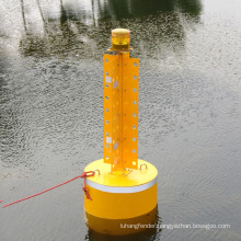 HBF0.6 ocean gfrp floating mark buoy/navigation light buoy for boats